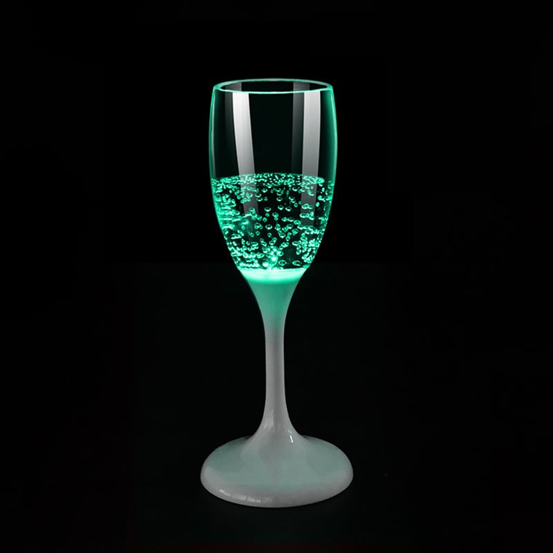 LED Champagne Glass