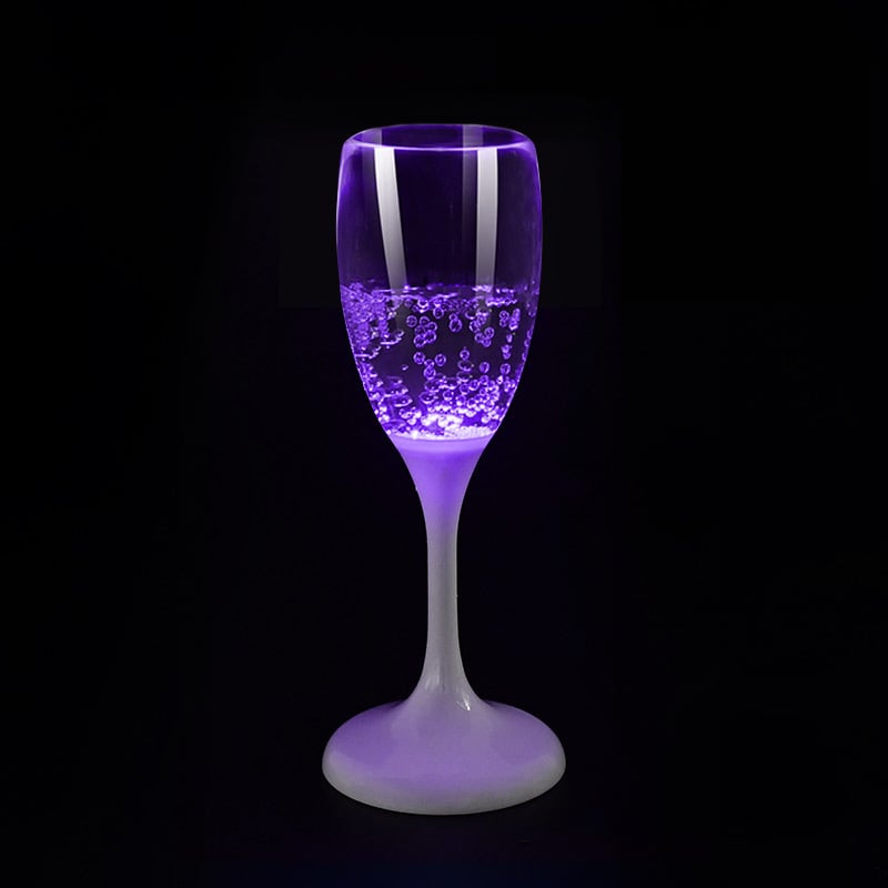 LED Champagne Glass