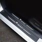 Carbon door sill stickers