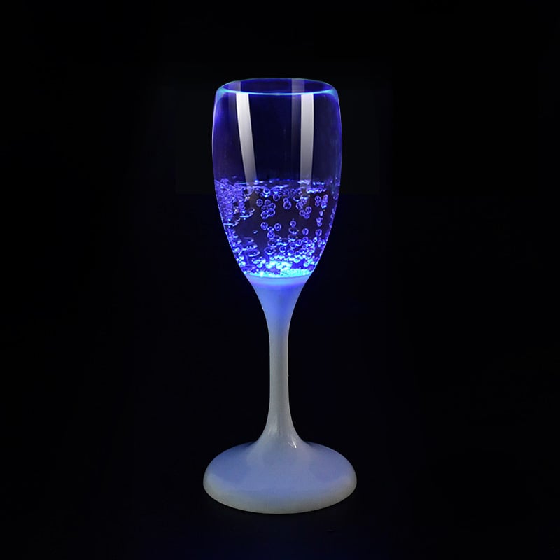 LED Champagne Glass