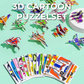 3D Cartoon Puzzelset | 25 Puzzels