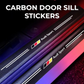 Carbon door sill stickers