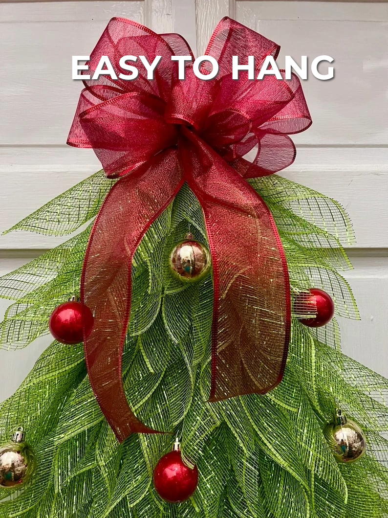 Handmade Christmas Tree Wreath