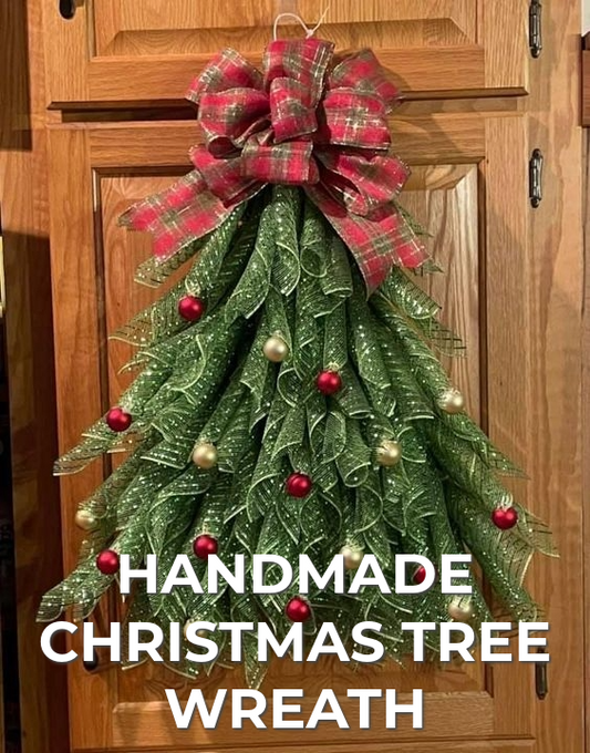 Handmade Christmas Tree Wreath