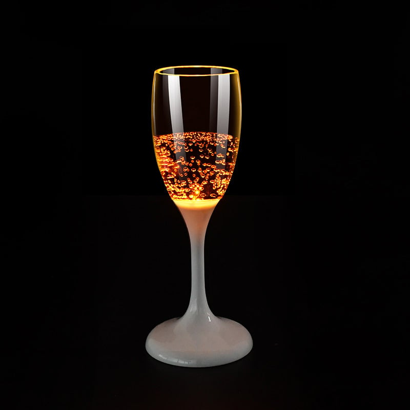 LED Champagne Glass